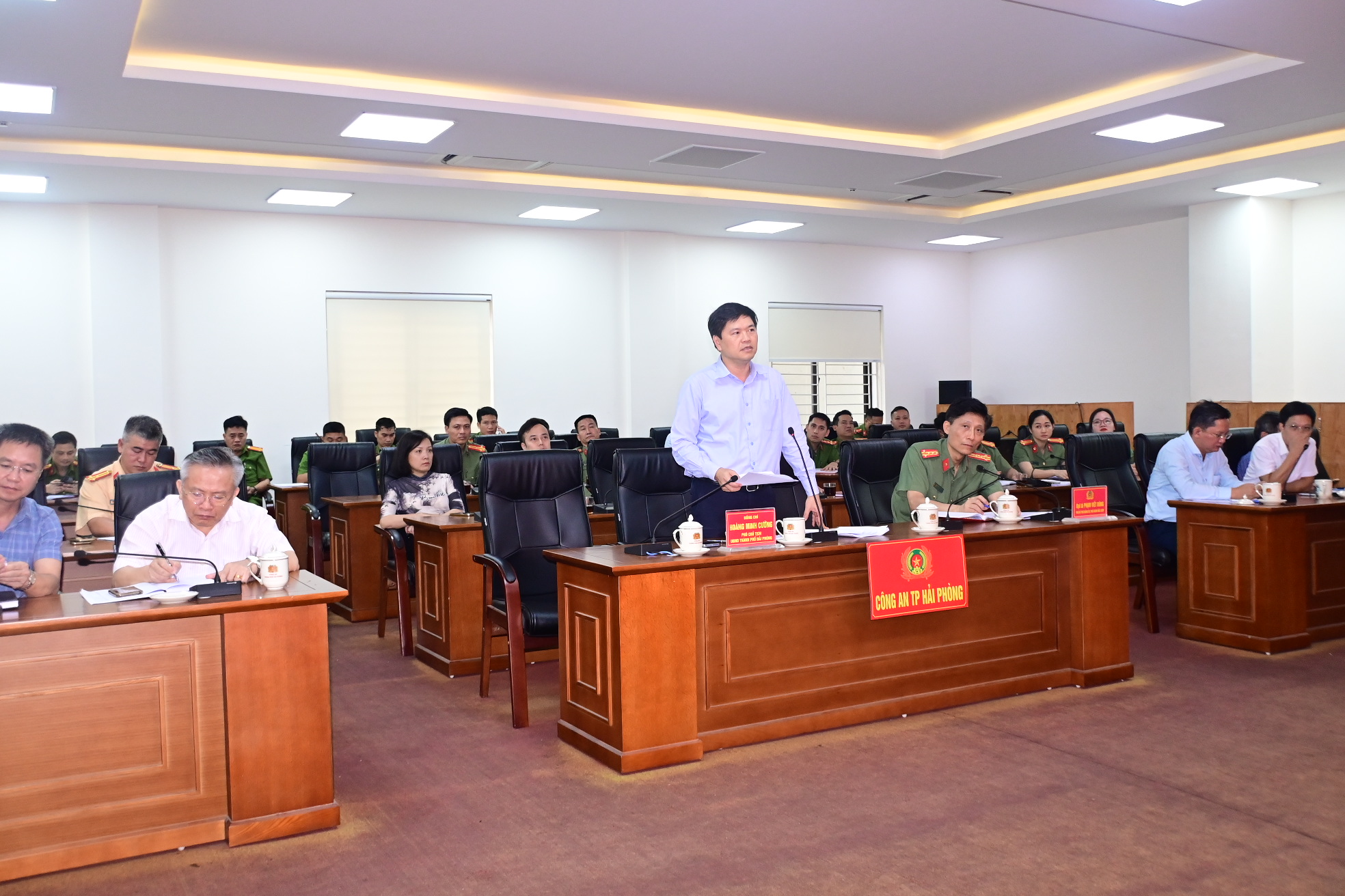 Chuẩn bị chu đáo các điều kiện phục vụ tổ chức Hội thi nghiệp vụ chữa cháy và cứu nạn, cứu hộ “Tổ liên gia an toàn PCCC” thành phố năm 2024